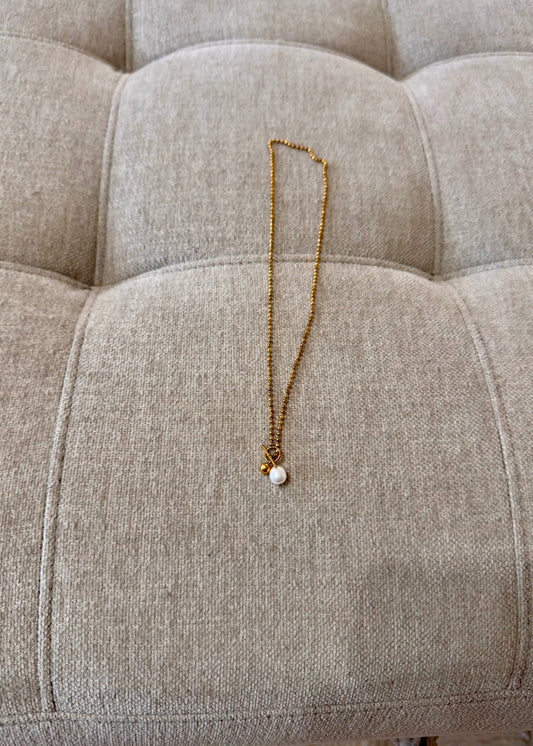 Fresh Water Pearl Bar Necklace